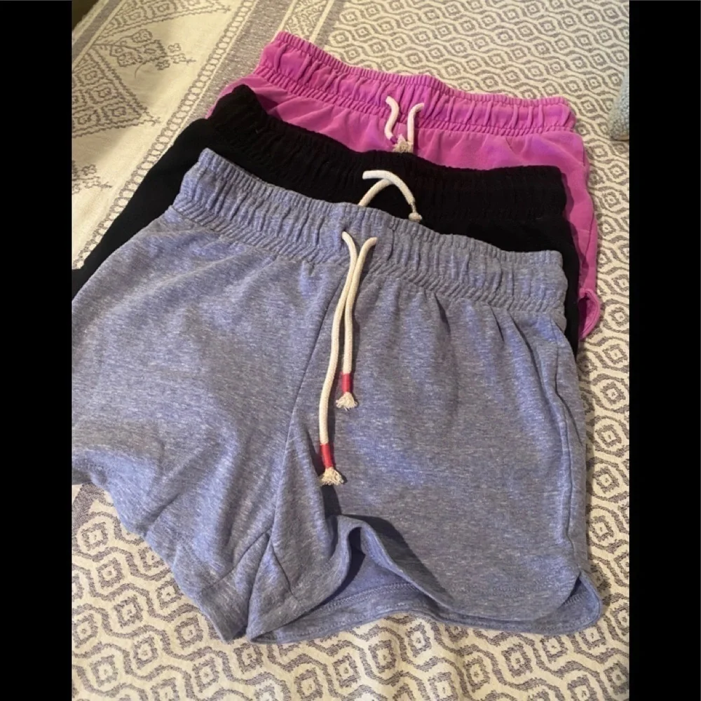 Cat & Jack Knit Shorts 3-4-1 Pair Pink/Black/Denim​​​​​​​​​​